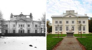 Заброшенные здания до и после их восстановления (16 фото)