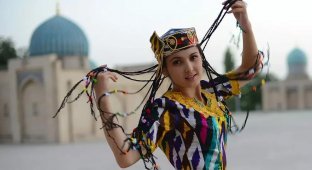 Откуда взялись узбекские косички, и что они говорят о женщине (6 фото)