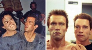 12 cases when famous actors were replaced with puppet doubles on the set of films (13 photos)