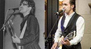 Отечественные рок-музыканты тогда и сейчас (22 фото)