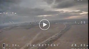 Drone vs Russian car