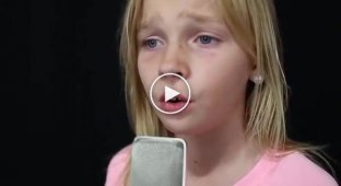 An 11-year-old girl beautifully performed a cover of a famous song