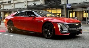 What does the electric Cadillac Lyriq look like (4 photos)