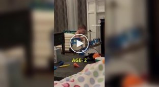 A talented little drummer