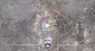 The occupier was unable to escape from the Ukrainian drone and blew himself up with a grenade