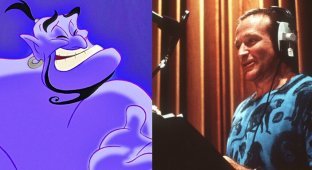 The Genie from Aladdin spoke again in the voice of Robin Williams (3 photos + 1 video)