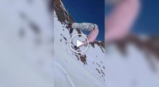 Эффектный трюк с участием дрона
