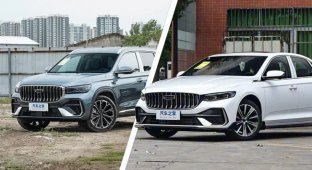 Sales of the updated Geely Monjaro and Preface have begun in China (42 photos)