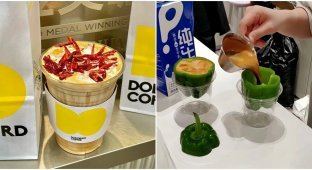 Кофе  с мясом и другие необычные напитки, которые любят китайцы,  но остальной мир от них воротит нос (10 фото)