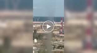 Drones attacked a port in Russian Kaspiysk