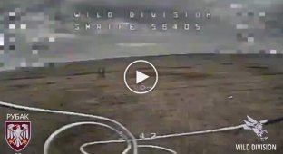 Unsuccessful attempt by an occupier to escape from a drone of the 82nd Airborne Brigade