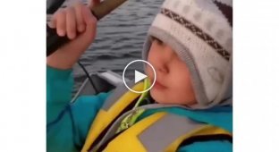 Первая рыбалка в жизни ребенка