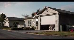 Забавная реклама с котятами в миниатюрном городе