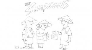 Вся правда о создании Cимпсонов (21 картинка)