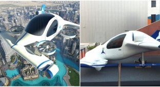 India announced the launch of its own flying taxi (3 photos)