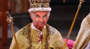 Mr. Bean's Universe: Photoshopper turns celebrities into Rowan Atkinson twins (19 photos)