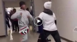 Another school fight with one punch