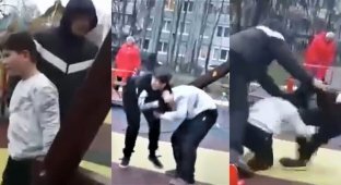 В Петербурге мужчина сломал руку ребенку, помогая своему сыну победить в драке (5 фото + 2 видео)
