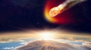 Что способен натворить в космосе метеорит размером с песчинку (4 фото)