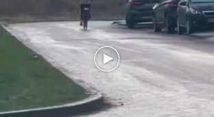 Опасное место для велосипедистов