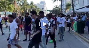 The guy danced superbly in the style of Michael Jackson