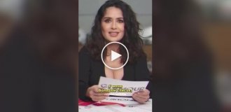 Salma Hayek talks about her bad habits