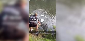 Рыбалка чуть не закончилась бедой: крючок вернулся к хозяину