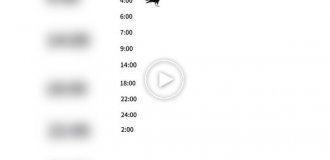 A typical summer schedule