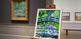 Lego картины Клода Моне (6 фото)