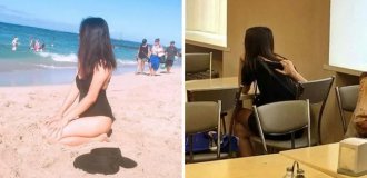 16 фотографий, запечатлевших оптическую иллюзию, по которым сразу не понять, что изображено (17 фото)