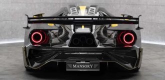 Ателье Mansory построило экстремальный Ford GT для продвижения бренда одежды (18 фото)