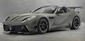 Tuned Ferrari 812 GTS from Mansory is capable of accelerating to hundreds in 2.8 seconds (8 photos)