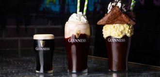 Бар в Лондоне представил первый в мире молочный коктейль с Guinness (2 фото + видео)