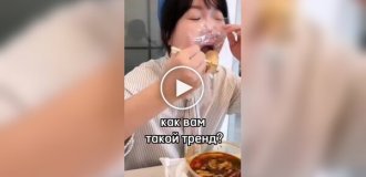 Азиаты придумали новый способ похудения: есть еду через пакеты
