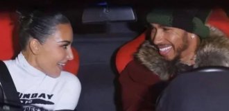 Возможный роман Льюиса Хэмилтона и Ким Кардашьян (2 фото)