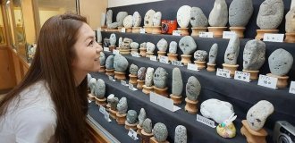 And why do the Japanese so love to look stones in the eyes (7 photos)