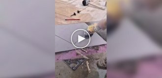 When a tiler loves his job more than he should