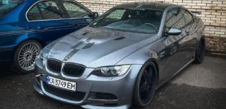 В Украине заметили единственный в мире спорткар BMW Hamann Thunder (10 фото)