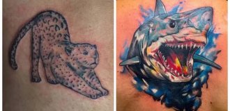 22 tattoos that kill faith in humanity (23 photos)