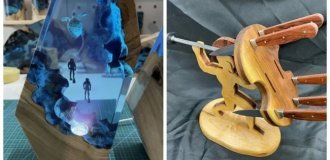 15 талантливых и невероятно сложных работ по дереву (16 фото)