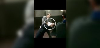 Архивные кадры со съемок «Без лица»: Траволта и Кейдж репетируют сцену