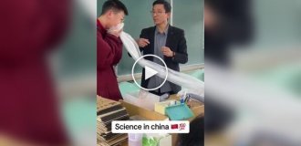 Physics lesson in China