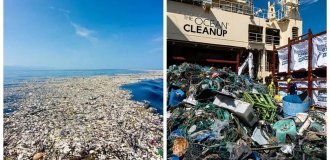 Розкрито шокуючі масштаби найбільшого сміттєзвалища в океані (7 фото + 1 відео)