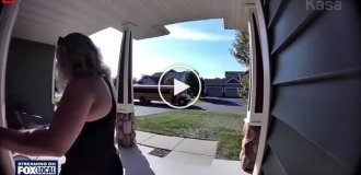 In the US, a woman saved children from a burning school bus