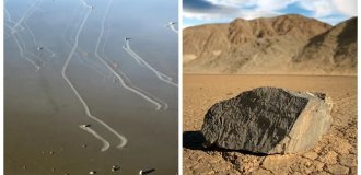 Ползущие камни Долины Смерти (13 фото + 1 видео)