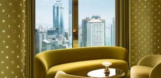 Дизайн бара по проекту Захи Хадид в Гонконге (5 фото)