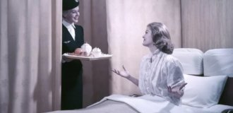 Завтрак в постель: как выглядел первый класс авиакомпании Air France в 1957 году