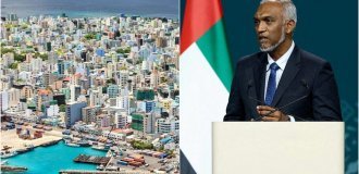 The President of the Maldives reminded the world that the islands could go under water (3 photos + 1 video)