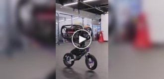 Будущее уже наступило: Робот-велосипедист демонстрирует чудеса баланса