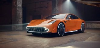 Mercedes продолжает ходить по граблям. Представлен AMG GT - концепт электрического гиперкара (8 фото)